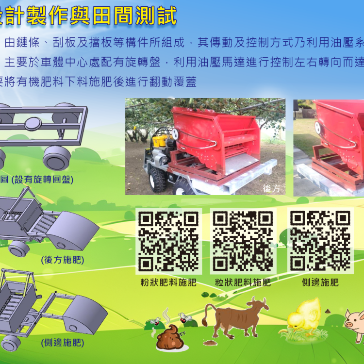果園有機質肥料施作省工機械之研製 Development of labor-saving machinery for precise organic  fertilization in orchards